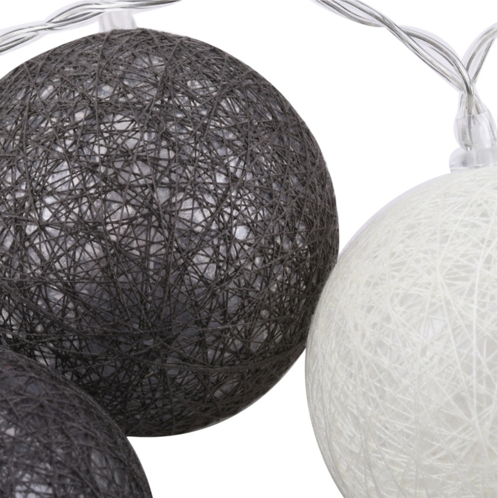 Multi Color LED Ball String Light (2xAA Not Included) (64) - Picture 2 of 3